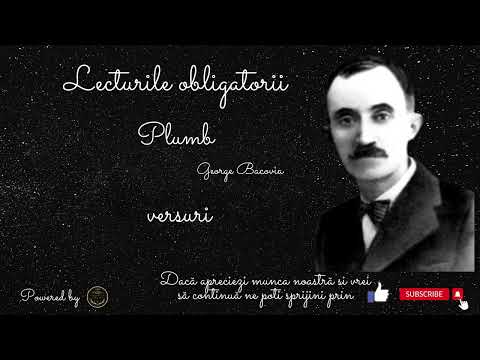 Plumb - George Bacovia - versuri - BAC