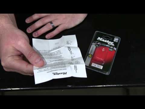 Master Lock TSA-Accepted Lock Unboxing
