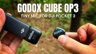 מיקרופון אלחוטי Godox Cube OP3 ל-DJI Osmo Pocket 3