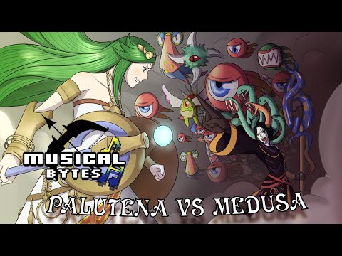 Kid Icarus Uprising Bytes - Palutena vs Medusa (Boss Battle 2) - Man on the Internet