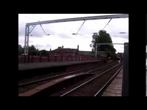 Trains at Coatbridge Central 21/8/14 Incl 86s, 66s and a 320
