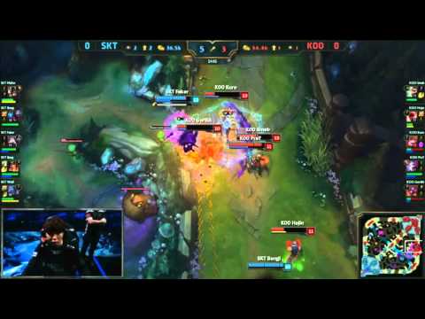 SKT vs KOO Game 1 Highlights League of Legends Worlds Championships Finals 2015