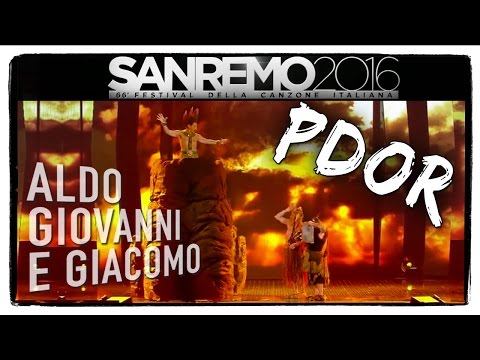 Pdor - Sanremo 2016 | Aldo Giovanni e Giacomo