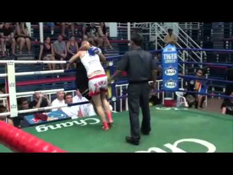 Ashley's first fight: 18 March 2011