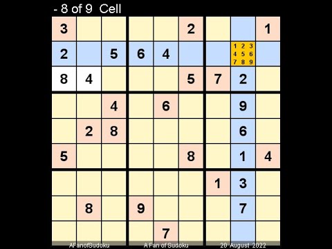 How to Solve The Hindu Sudoku Hard August 20, 2022