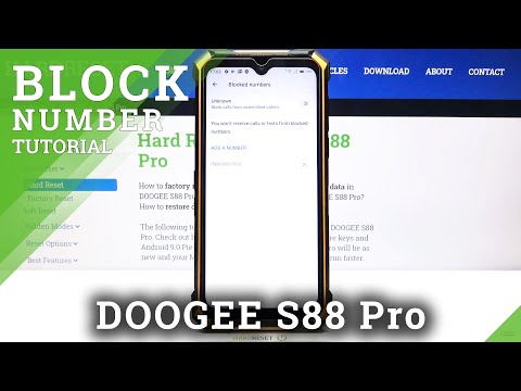 How to Block Number in DOOGEE S88 Pro – Blacklist Adjustment