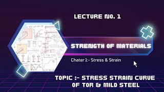 Stress strain curve of Tor & Mild steel||Ch-1 Stress & strain|Strength of material (SOM)