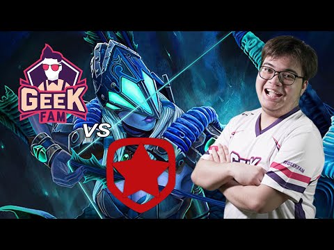 Raven "Drow Ranger" Geek Fam vs Gambit Game 1 WePlay! Bukovel Minor 2020 | Dota 2