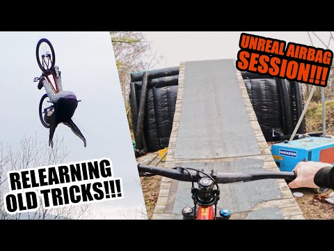 EPIC AIRBAG SESSION!!! RELEARNING OLD TRICKS!!!