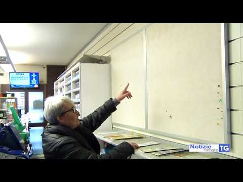 2018-01-25 POGGIO A CAIANO - SVALIGIATA TABACCHERIA, INFERRIATA SRADICATA