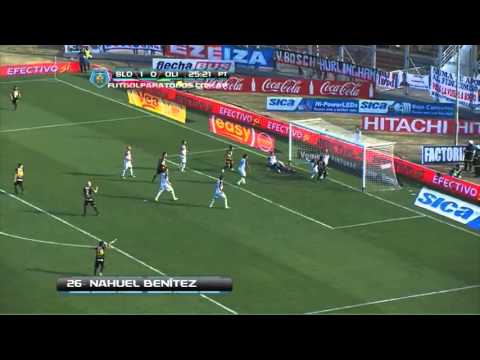 Gol de Benítez San Lorenzo 1  Olimpo 1  (Fecha 1  Torneo Inicial 2013 )