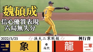 [分享] 今日二軍戰報-魏碩成6局無失分