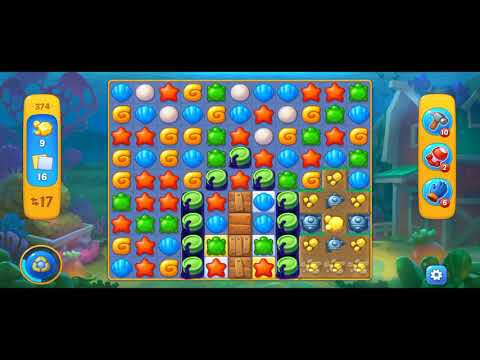 Fishdom Level 374 with NO BOOSTERS