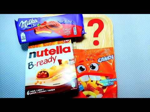 So unpacking Nutella//Milka//jelly beans #asmr #unpackingcandy #unboxing