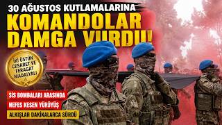  Bolu'da 30 Ağustos'a 'Komando' Damgası Mavi Bereliler Yeri Göğü İnletti