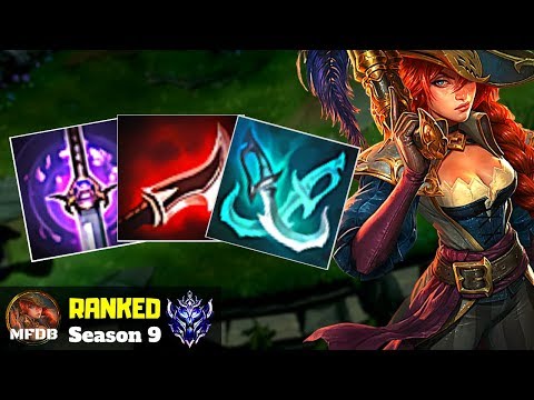 LETHALITY INTO CRIT MISS FORTUNE - League of Legends (Season 9)