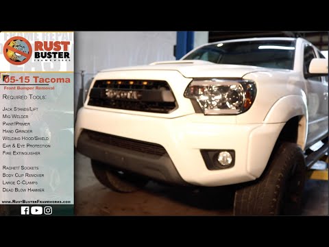 05-15 Toyota Tacoma Front Bumper Removal Guide - How-To