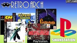 Retroarch: Playstation 1 SwanStation Setup Guide #retroarch #playstation1 #emulator