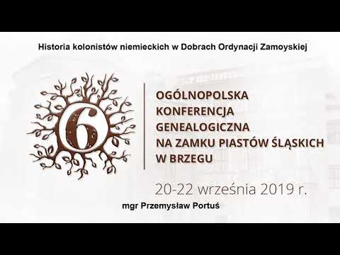 Niemieccy koloniści Ordynacji Zamoyskiej - Geneami Brzeg