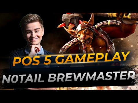 OG.N0tail Brewmaster Hard Support | Full Gameplay Dota 2 Replay