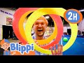 Blippi Learns Tricks At The Circus Center Educational Kids Videos Fun Compilations