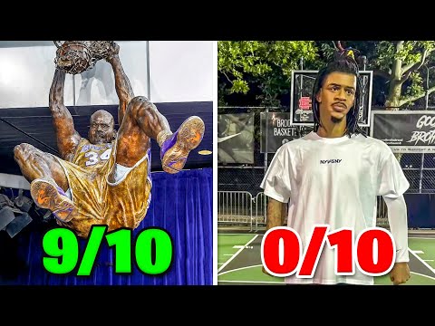 We Rated Famous NBA Statues