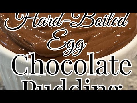 Chocolate Pudding… From EGGS!?!