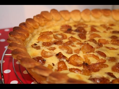 Tarte aux mirabelles et pâte brisée à l'amande