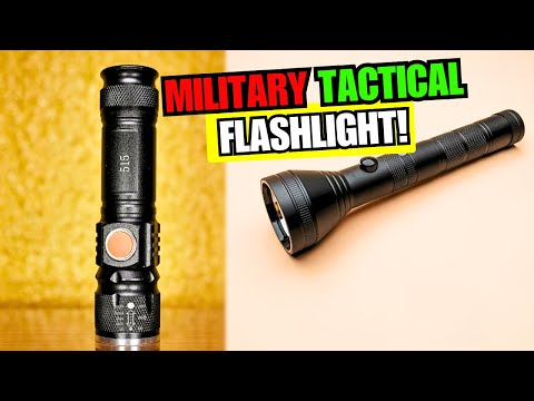 Top 5 Best Military Tactical Flashlight: 🔦Light Up the Night with Confidence!