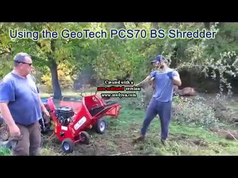 Review of GeoTech PCS70 BS Shredder Wood Chipper