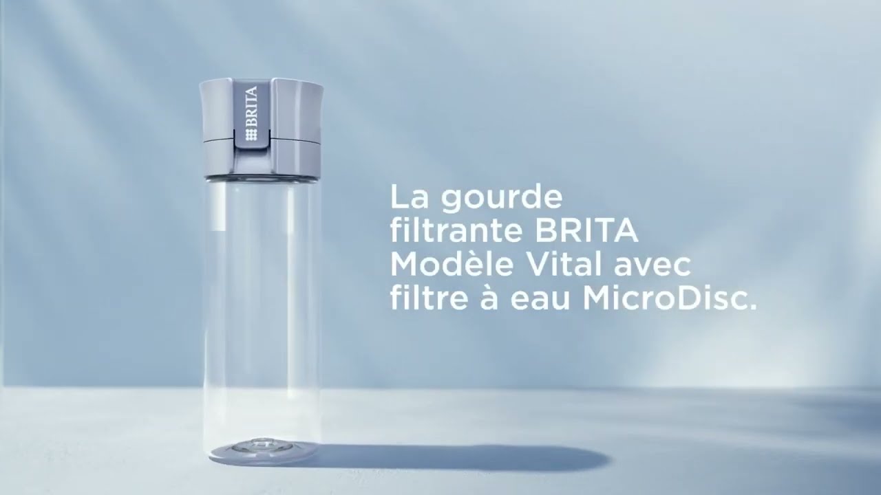 BRITA Bouteille filtrante Vital abricot 0.6 l avec 2 MicroDisc BRITA Bouteille filtrante Vital abricot 0.6 l avec 2 MicroDisc