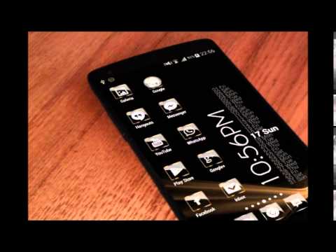 Golden Glass Nova Launcher the Video