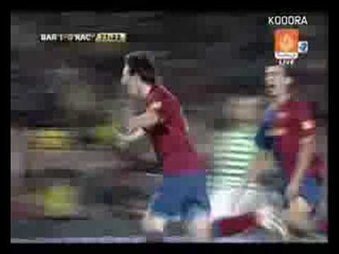 FC Barcelona Vs Racing de Santander  1 : 1