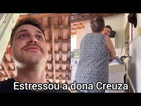 Gustavo Tubarão stressed out Mrs. Creuza