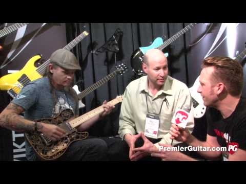 NAMM '14 - Viktorian Guitars Steampunk Demo