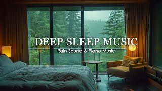 Relaxing Sleep Music with Rain Falling Outside the Warm Bedroom  - Healing Music with Rain #27