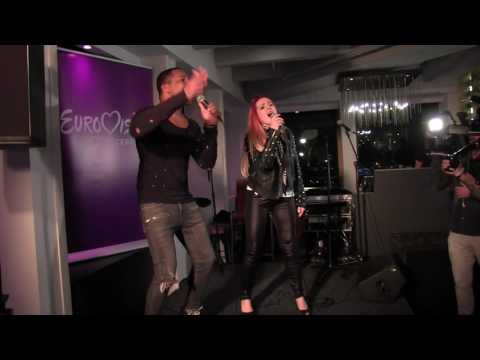 ESCKAZ in Amsterdam: San Marino - Spirit of the Night - at the pre party for Eurovision In Concert