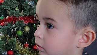 My Son new haircut/ Advance Merry Xmas Guys...