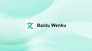 Work Smarter with Baidu Wenku's AI-Powered Tools