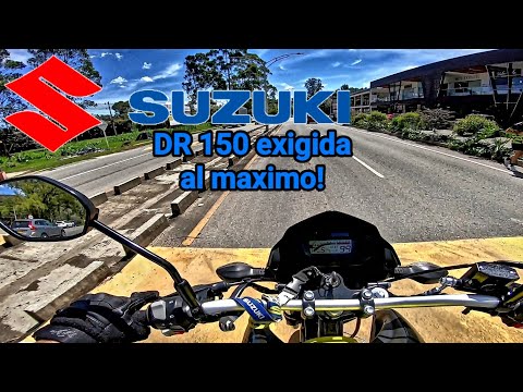Suzuki DR 150 llevada al LIMITE en SUBIDA!! Prueba de Manejo | Medina Motors