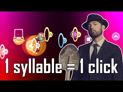 Eminem - Godzilla fast part layout, but every syllable is synced — Geometry Dash