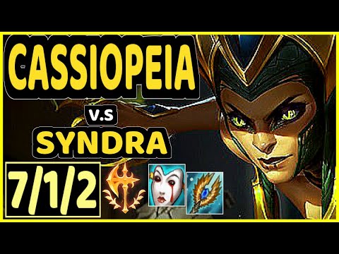 MAGIFELIX (CASSIOPEIA) vs SYNDRA - 7/1/2 KDA MID CHALLENGER GAMEPLAY - EUW