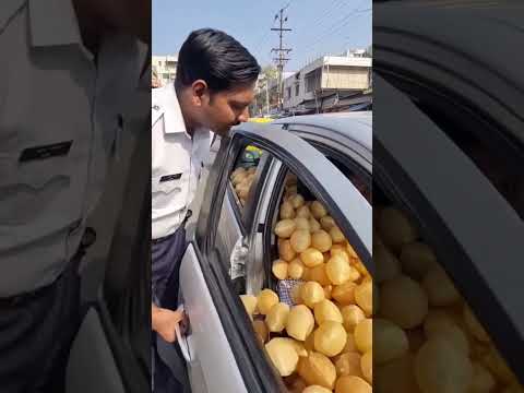 Police vs puri #funny #shorts #food #foodie #foodlover  #viral