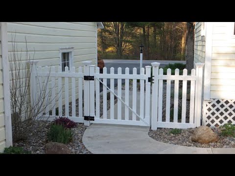 Traditional Picket Gate Assembly and Install