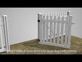 Traditional Picket Gate Assembly and Install