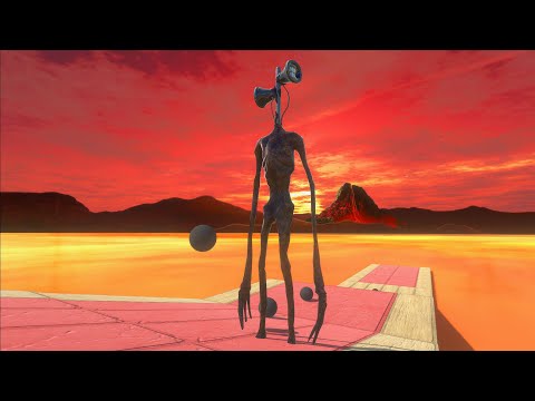 Siren Head Climb The Cannon Ball Path - Animal Revolt Battle Simulator