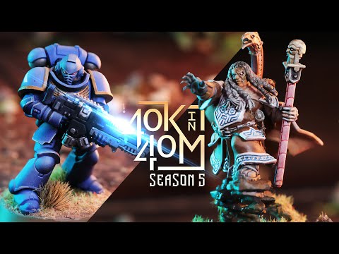 JT's Votann vs Space Marines of Steve. 40k in 40m Warhammer 40k Battle Report.