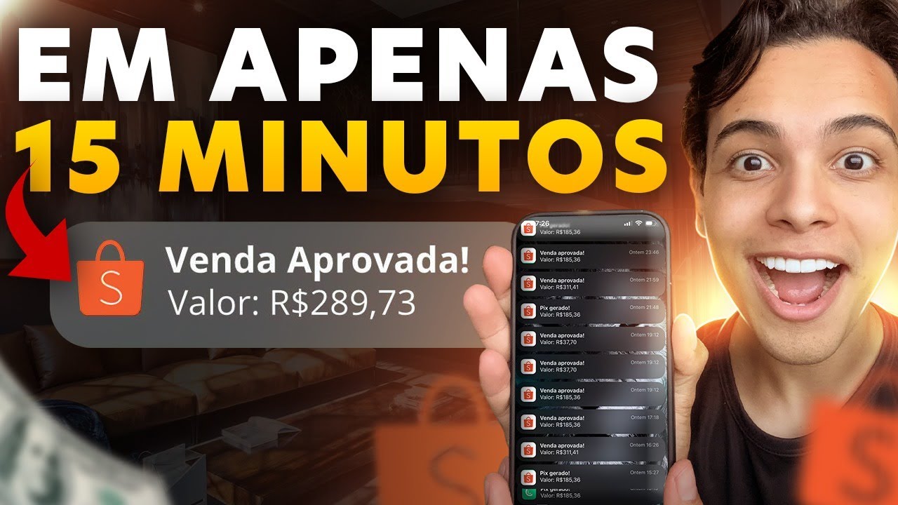 AFILIADO SHOPEE: COMO FAZER A PRIMEIRA VENDA EM 15 MINUTOS PELO CELULAR (Dinheiro online)