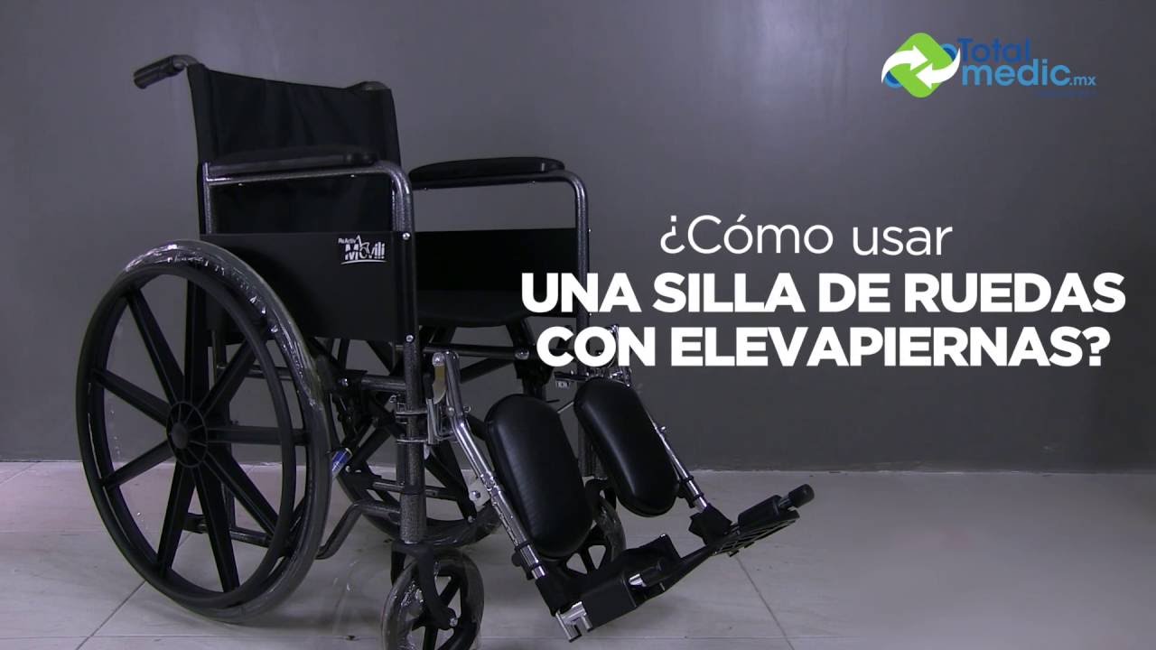 Watch ¿Cómo usar una silla de ruedas con elevapiernas Now ¿Cómo usar una silla de ruedas con elevapiernas