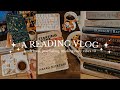 a reading vlog 📖✨ big book haul, reading, annotating, journaling. cozy vibes ☕